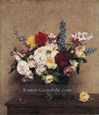 Die Rosy Reichtum Juni Blumenmaler Henri Fantin Latour Ölgemälde